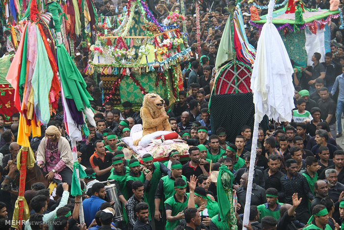 سوگواری اقوام ایرانی در هرمزگان برای شهیدان کربلا