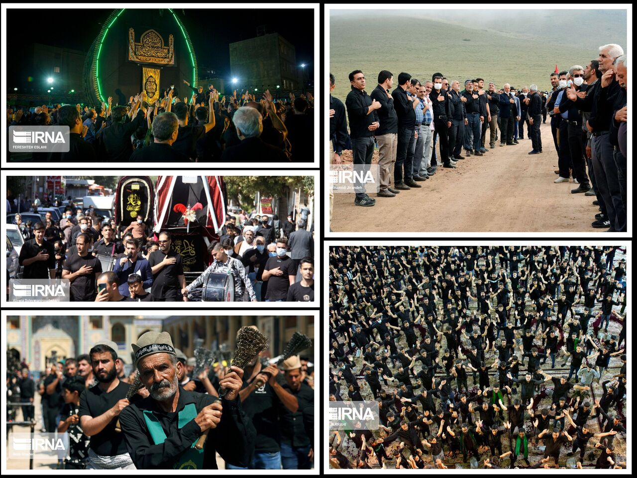 گزارش خبرنگاران ایرنا از آیین روز تاسوعا /سراسر ایران سوگوار علمدار کربلا +فیلم