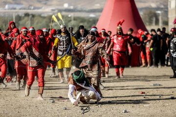 نمایش مذهبی زخمی ترین یار زینب (س )در کمالشهر کرج  روی صحنه می رود