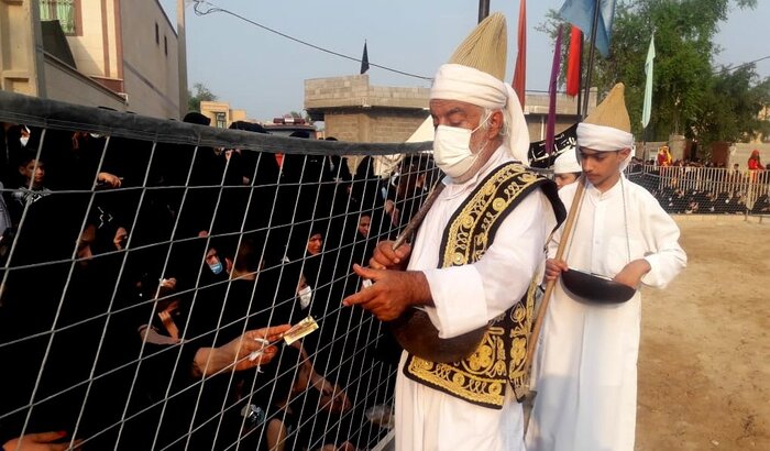 میدان طاق بندرریگ گناوه جلوهگاه سبقت گرمی عشق حسین از دمای ۴۵ درجه