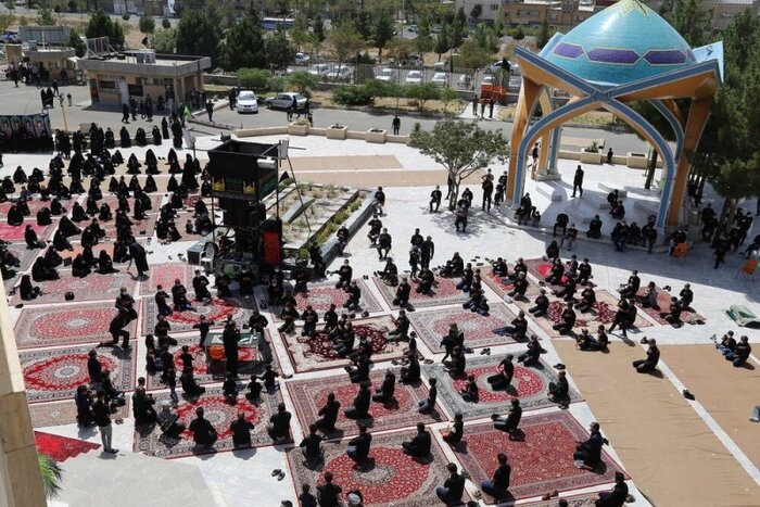 تربتحیدریه در روز عاشورا، حال و هوایی حسینی گرفت