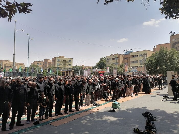 نماز ظهر عاشورا در همدان اقامه شد