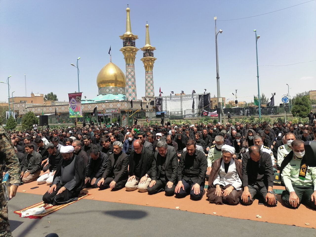 نماز ظهر عاشورا در دارالمجاهدین همدان اقامه شد