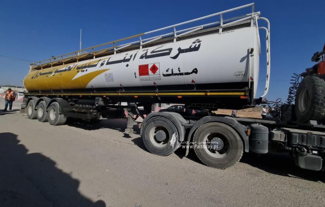 اولین کامیون سوخت پس از آتش بس وارد غزه شد