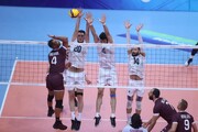 بازی‌های کشورهای اسلامی؛ پیروزی تیم والیبال ب ایران مقابل قطر