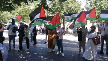 La manifestation pro-gaza en France