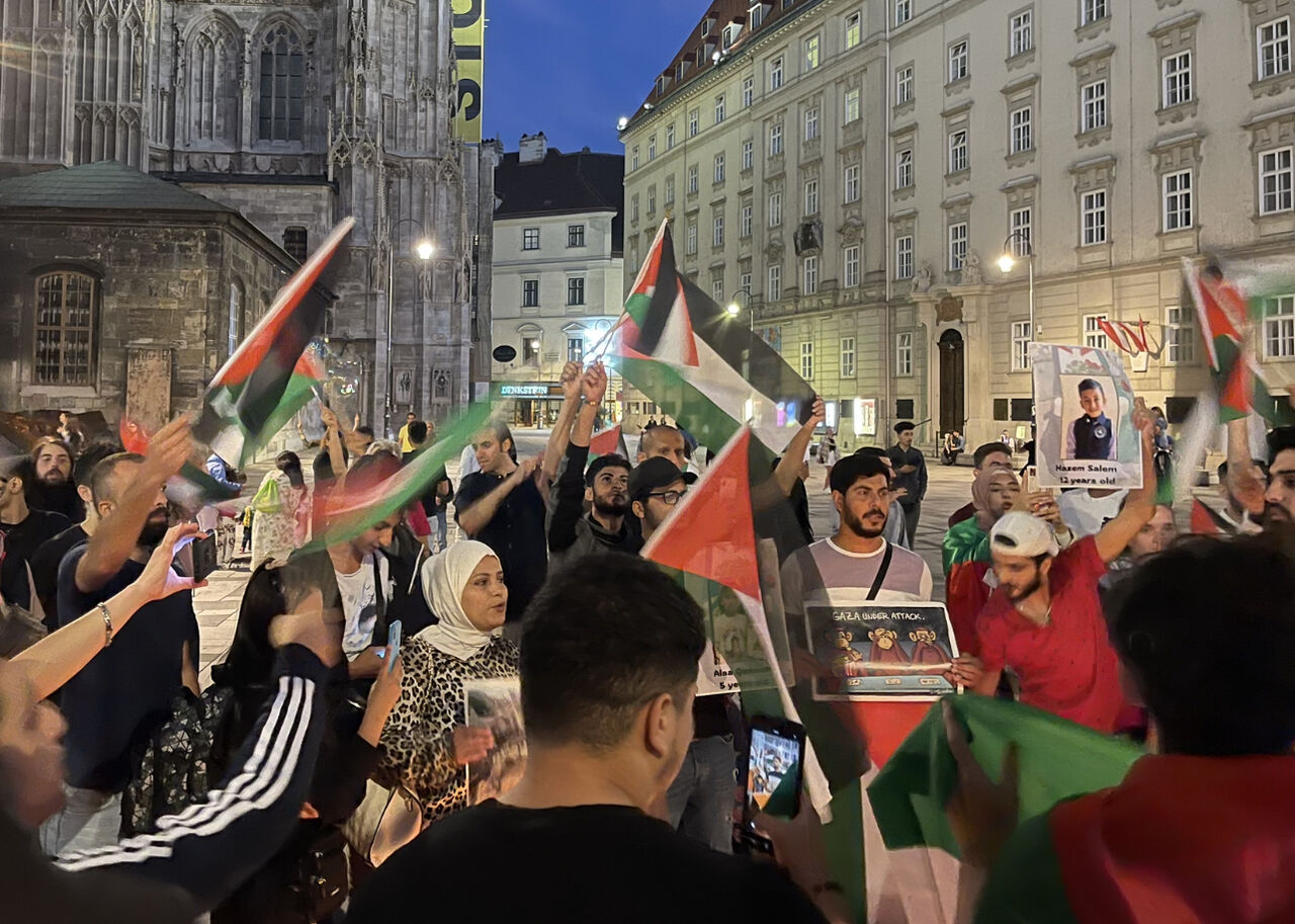 Gaza: rassemblement antisioniste devant la cathédrale de Vienne