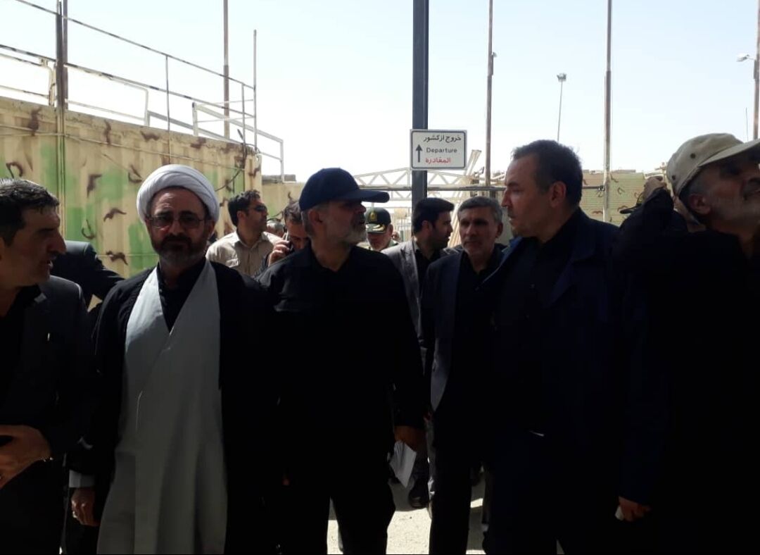 بازدید وزیر کشور از زیرساخت های پایانه مرزی مهران 