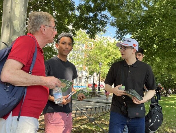 مادرید برای نخستین بار شاهد دسته های عزاداری سالار شهیدان بود