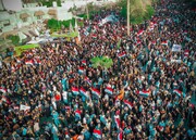 ماجرای جعل پرچم ایران در تصاویر تظاهرات بغداد+ تصاویر