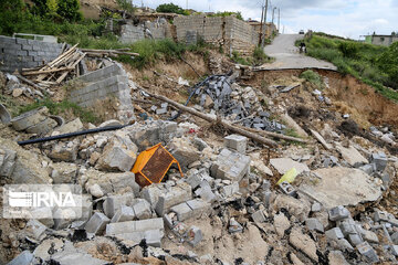رانش زمین به ۶ واحد مسکونی در خراسان‌شمالی خسارت زد 