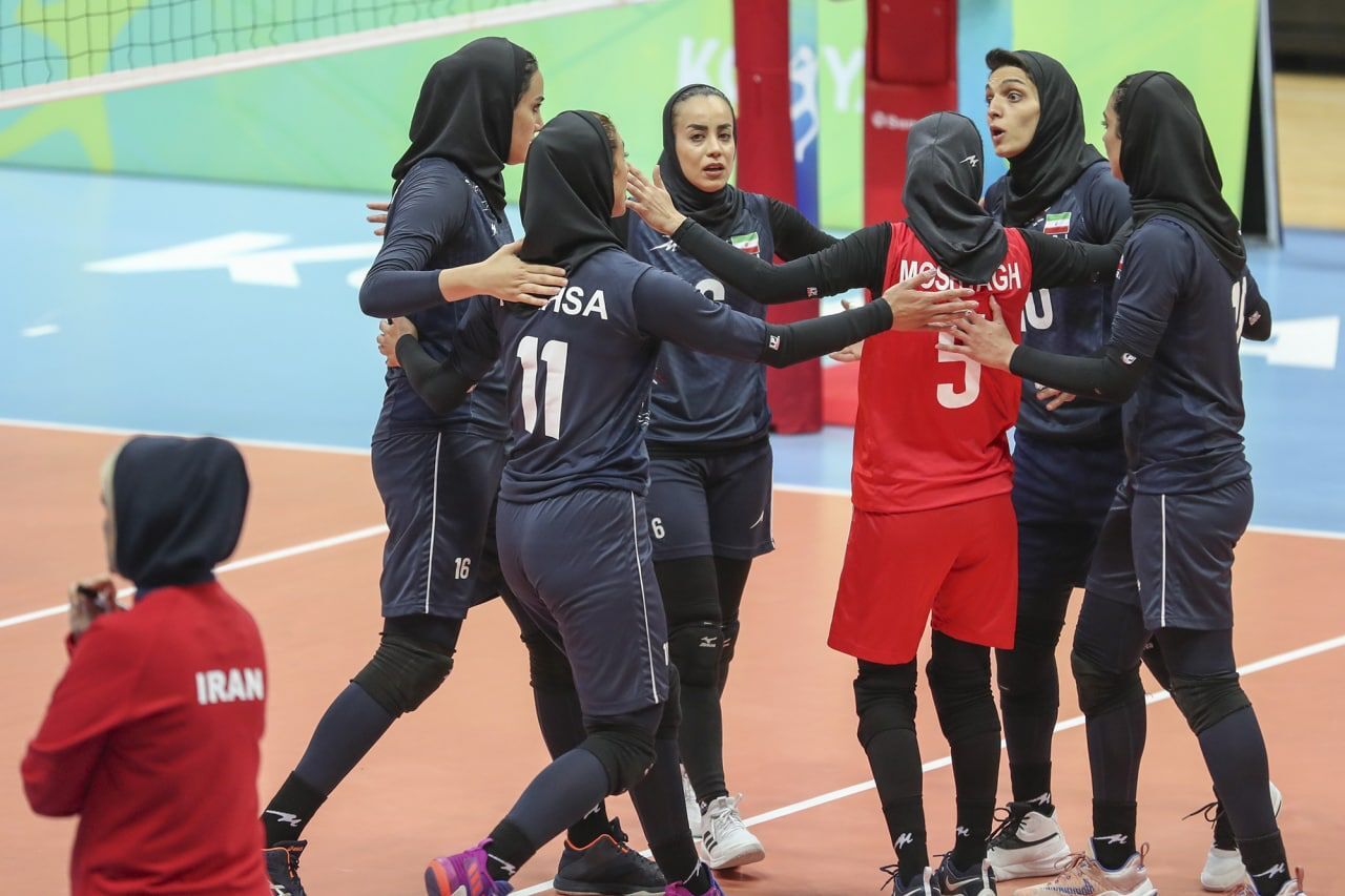 بازی های کشورهای اسلامی؛ تیم ملی والیبال زنان مغلوب میزبان شد