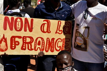 Les manifestations anti-France se multiplient au Burkina Faso