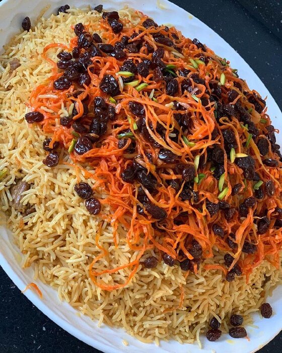 طرز تهیه قابلیپلو ساده افغانستانی