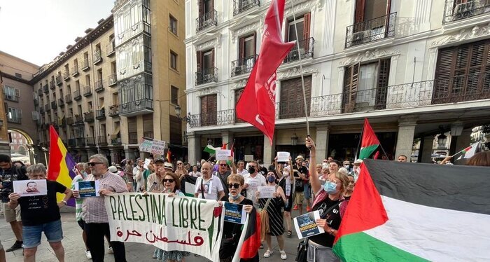 Los activistas europeos se solidarizan con la nación palestina y describen a Israel como un régimen de apartheid