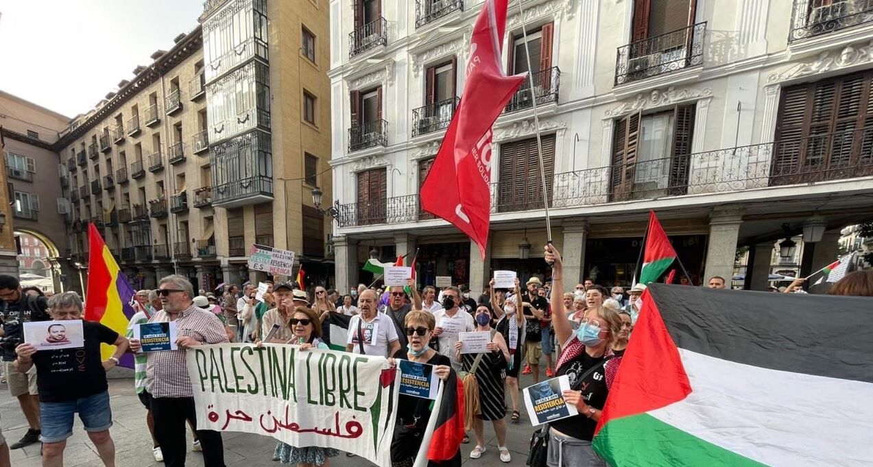 В Европе прошли акции протеста против недавних атак Израиля на палестинцев