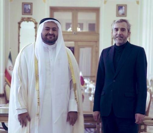 معاون وزیر خارجه قطر از دیدار با علی باقری خبر داد 