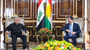 تاکید العامری و مسرور بارزانی بر لزوم گفتگوی جریان های سیاسی برای گذر از بحران در عراق