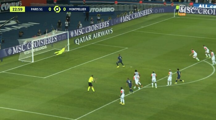 دومین پیروزی بیرحمانه پاریس با سرمربی جدید؛ تمرین پنالتی نیمار و امباپه مقابل مون پلیه