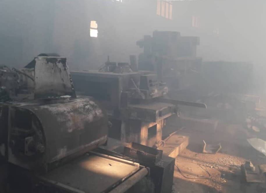 مهار آتشسوزی یک انبار در جنوب تهران مهار آتشسوزی یک انبار در جنوب تهران