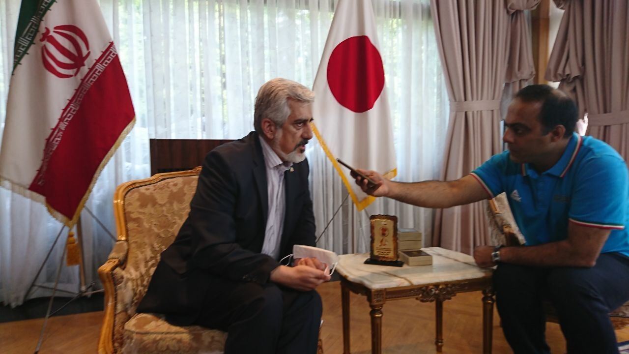 سرپرست سفارت ایران در ژاپن: در همکاری با تیم‌های ورزشی کشورمان از هیچ تلاشی دریغ نمی‌کنیم