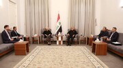 ادامه ملاقات های العامری برای خروج عراق از بن بست / دیدار با پلاسخارت و رئیس جبهه ترکمن‌ها