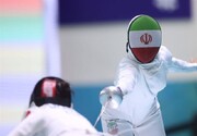 Azam Bajti hace historia al ganar la primera medalla para la esgrima femenino iraní