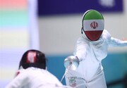 Escrime (l'épée): première médaille de l’Iran grâce à Azam Bakhti