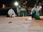 اجرای نمایش های مذهبی خیابانی گروه هنری فطرس در کرج 