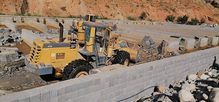 ساخت و سازها در بستر رودخانه سفید اقلید تخریب شد