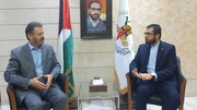 دیدار نماینده جهاد اسلامی و رایزن سیاسی سفارت ایران در لبنان