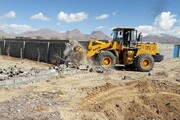 خلع ید ۱۷۰ هزار مترمربع اراضی ملی تصرف شده در شادگان