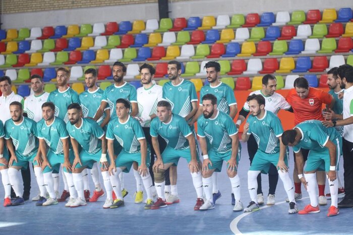 توقف تیم ملی فوتسال عراق مقابل حریف ایرانی در شیراز