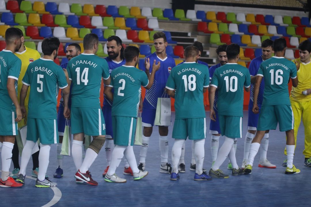 توقف تیم ملی فوتسال عراق مقابل باشگاه ایرانی در شیراز