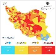 شهرستان کرمانشاه در وضعیت زرد کرونایی قرار گرفت