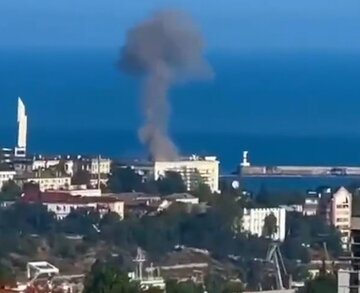 حمله پهپادی به مقر ناوگان دریای سیاه روسیه در کریمه 