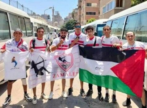 علم "فلسطين" في قبضة جماهير "الزمالك" يشعل مواقع التواصل الاجتماعي