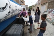 آرامش آبی در کوچه محله‌های همدان