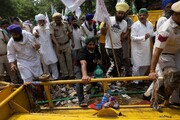 کشاورزان معترض به پایتخت هند بازگشتند