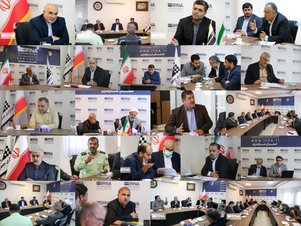 صف طولانی مدیران دولتی برای پاسخگویی به خبرنگاران در ایرنای مازندران