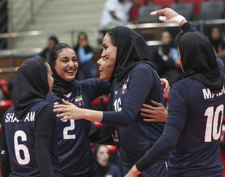 La selección iraní de Voleibol femenino arrolla a Corea del Sur y hace historia
