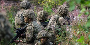 Soldados británicos se preparan para luchar contra Rusia