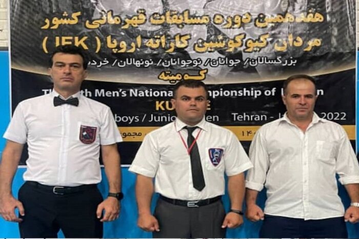 درخشش تیم کاراته مهاباد در مسابقات قهرمانی کشور