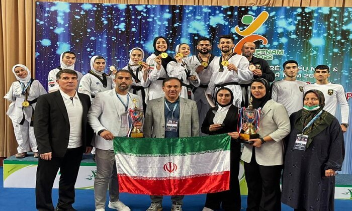 ایرانی پیرا تائیکوانڈو ٹیم نے ایشیائی مقابلوں کا ٹائٹل جیت لیا