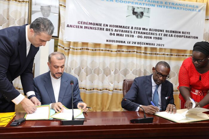 What are the legendary resources of Africa and the perspective of looking at the whole world/Iran in the black continent?