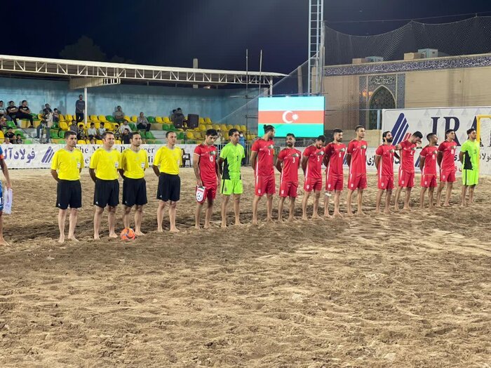 تیم ملی فوتبال ساحلی ایران بر جمهوری آذربایجان غلبه کرد