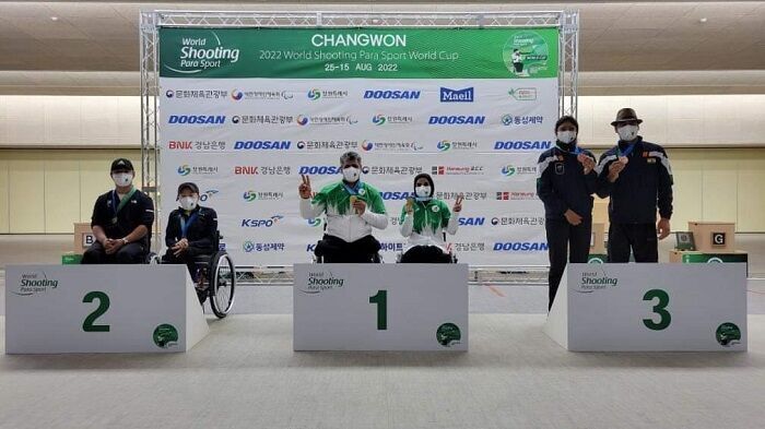 Iran wins air pistol mixed gold in WSPS