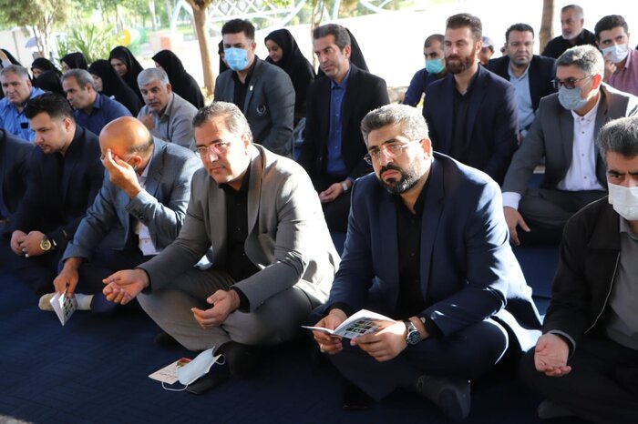 گلزار شهدای شهرستان قرچک گلباران شد