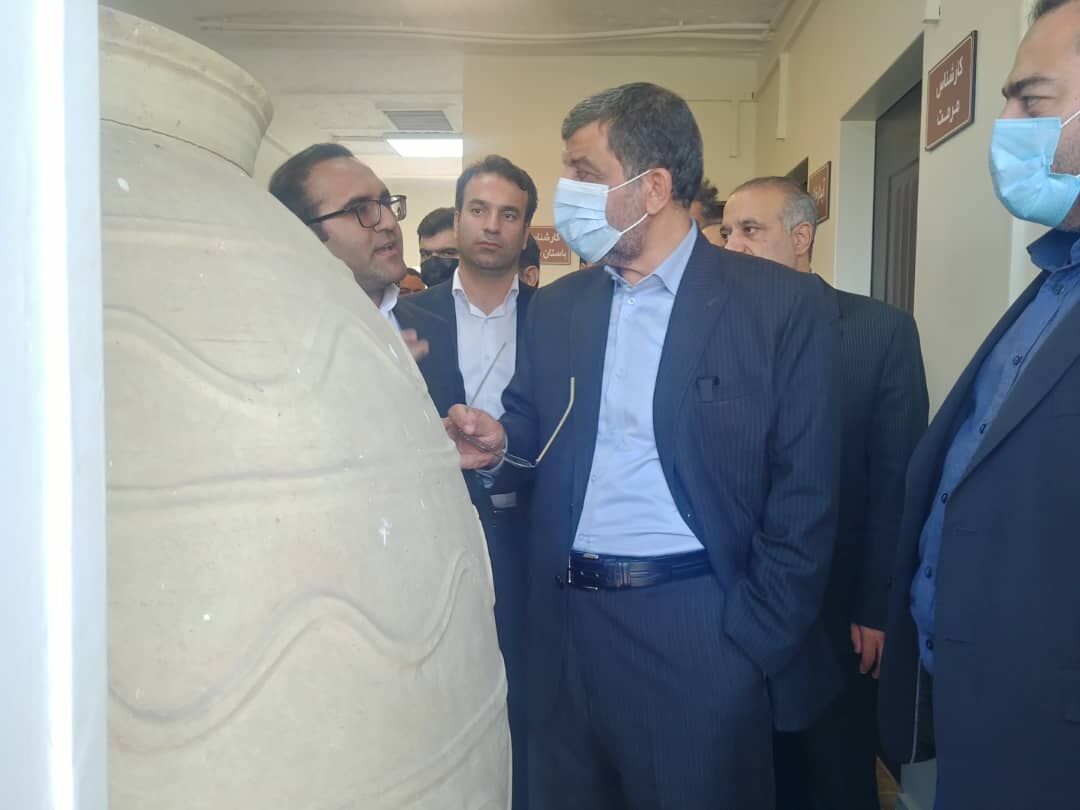 پایگاه ملی محوطه باستانی ری با حضور وزیر میراث فرهنگی افتتاح شد پایگاه ملی محوطه باستانی ری با حضور وزیر میراث فرهنگی افتتاح شد