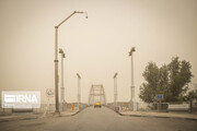هشدار هواشناسی خوزستان نسبت به وقوع وزش باد و گرد و غبار 